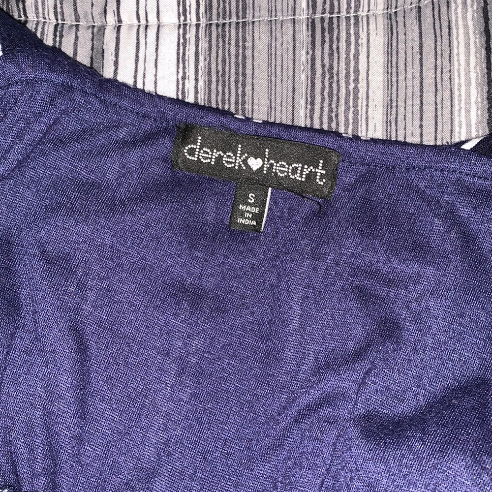 Blue pattern jumpsuit - Picture 4 of 6